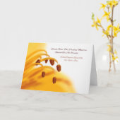 Beileid Wertvolle Erinnerungen Gelbe Lilie Blume Karte (Gelbe Blume)