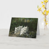 Beileid, White Bridge Card Karte (Gelbe Blume)