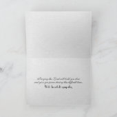 Beileid Yellow Crocus Karte (Innenseite)