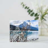Beileid Zitat Bergwelt Postkarte (Stehend Vorderseite)