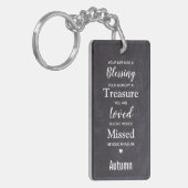 Beileid-Zitat-Foto für Pferde Schlüsselanhänger (Vorderseite links)