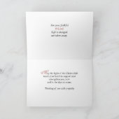 Beileid zu Weihnachten Religiöse Kerze (Innenseite)