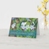 Beileid zum Tod Ihrer Mutter - Karte (Gelbe Blume)