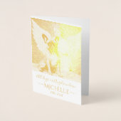 Beileid zum Verlust des französischen Bulldoggen Folienkarte (Vorderseite)