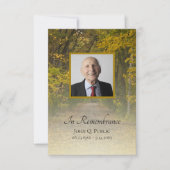 Beileid zur Beerdigung von Lane-Beerdigungen im He Dankeskarte (Vorderseite)