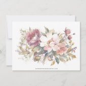 Beileid zur Beerdigung von Rosenkranzen Dankeskarte (Rückseite)