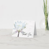 Beileid zur Beerdigung von White Water Lily Danke (Vorderseite)