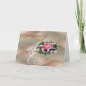 Beileids-Blumenstrauß Karte (Vorderseite)