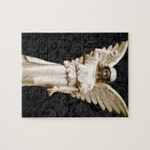 Beileids-Friedhof Erinnerungsleid-gotischer Engel Puzzle (Horizontal)