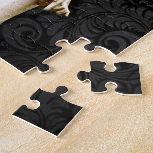 Beileids-Friedhof Erinnerungsleid-gotischer Engel Puzzle (Seite)