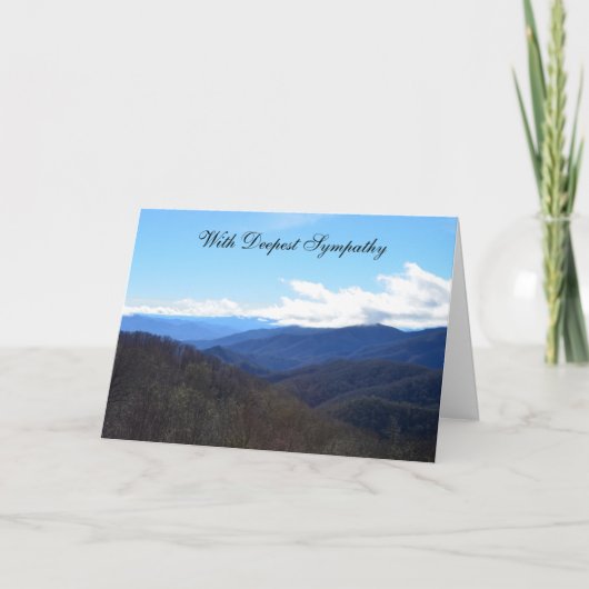 Beileids-Karte -- Berge Karte (Vorderseite)