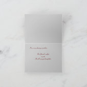 Beileids-Karte - "im Beileid" von mir Karte (Innenseite)