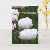 Beileids-Karte Karte (Gelbe Blume)