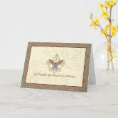 Beileids-Karte Karte (Gelbe Blume)