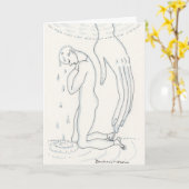 Beileids-Karte Karte (Gelbe Blume)