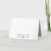 Beileids-Karte Karte (Rückseite)