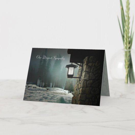 Beileids-Karte Karte (Vorderseite)