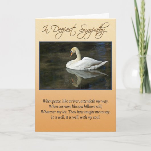 Beileids-Karte Karte (Vorderseite)