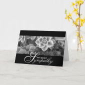 Beileids-Karte Karte (Gelbe Blume)