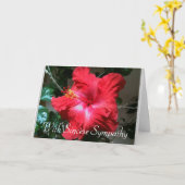 Beileids-Karte Karte (Gelbe Blume)