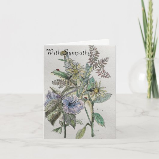 Beileids-Karte Karte (Vorderseite)