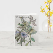 Beileids-Karte Karte (Gelbe Blume)