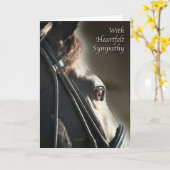 Beileids-Karte Karte (Gelbe Blume)