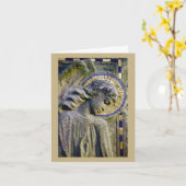 Beileids-Karte mit Engels-Skulptur Karte (Gelbe Blume)