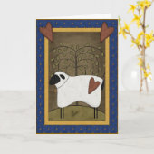 Beileids-Liebe des Schäfers Karte (Gelbe Blume)