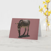 Beileids-Stützpferdeartiger Western Karte (Gelbe Blume)