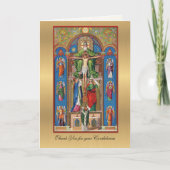 Beileidsbeerdigung des katholischen Glaubens Danke (Vorderseite)