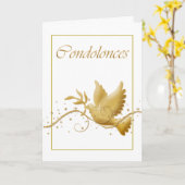 Beileidsbeerdigung Karte (Gelbe Blume)