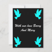 Beileidsbekundung (Rückseite)