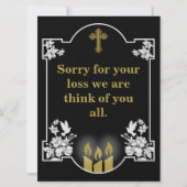 Beileidsbekundung (Vorderseite)