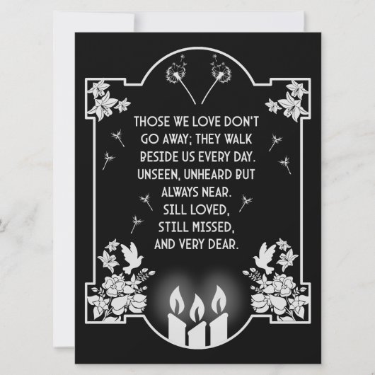 Beileidsbekundung (Vorderseite)