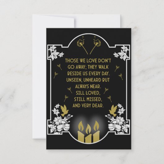 Beileidsbekundung (Vorderseite)