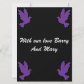 Beileidsbekundung (Rückseite)