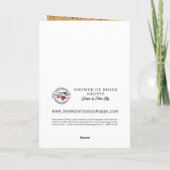 Beileidsbekundung Beileid Dankeschön an den kathol Dankeskarte (Rückseite)