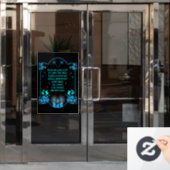 Beileidsbekundung Fensteraufkleber (Büro Tür)