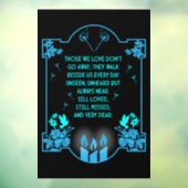 Beileidsbekundung Fensteraufkleber (Blatt 3)