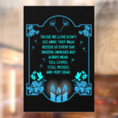 Beileidsbekundung Fensteraufkleber (Blatt 2)