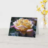 Beileidsbekundung Karte (Gelbe Blume)