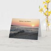 Beileidsbekundung Karte (Gelbe Blume)