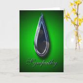 Beileidsbekundung Karte (Gelbe Blume)