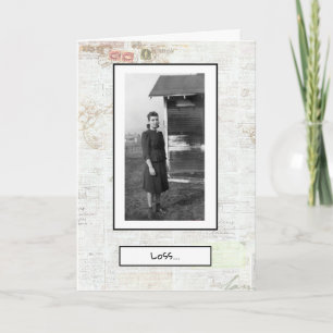 Beileidsbekundung Karte