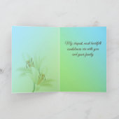 Beileidsbekundung Karte (Innenseite)