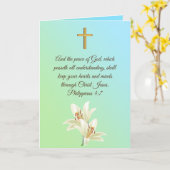 Beileidsbekundung Karte (Gelbe Blume)