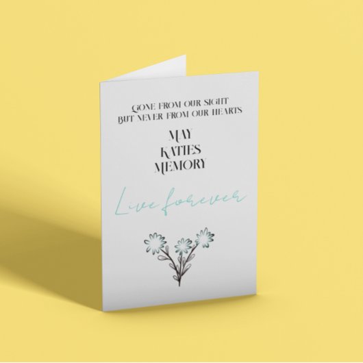 Beileidsbekundung Karte