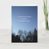 Beileidsbekundung Karte (Vorderseite)