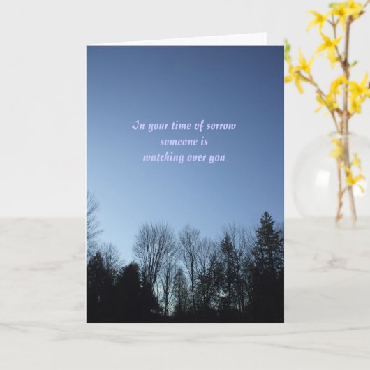 Beileidsbekundung Karte (Gelbe Blume)